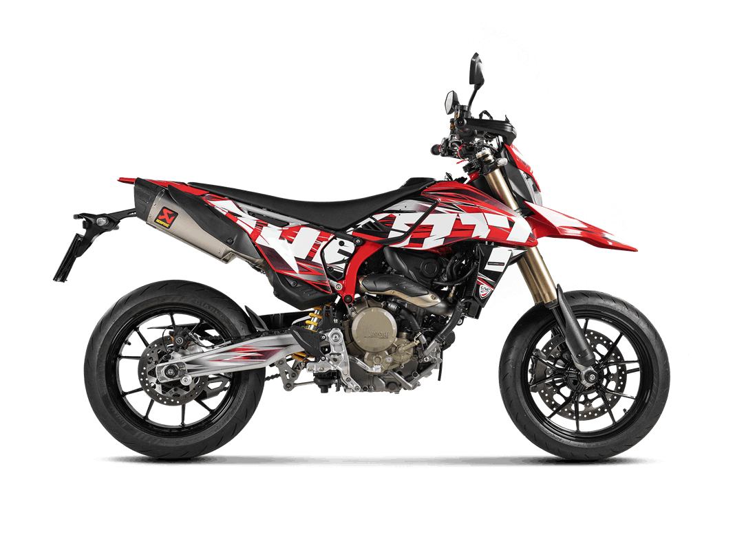Akrapovic Slip-On Line (Titanium) Auspuff für Ducati Hypermotard 698 Mono / RVE,  Modelljahr 2024-2025