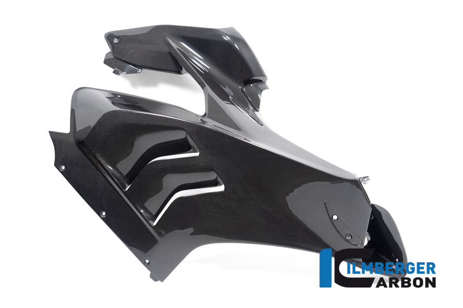 Ilmberger Carbon Verkleidungsseitenteil rechts Racing, glänzend, Ducati Panigale V4, V4S 2022-