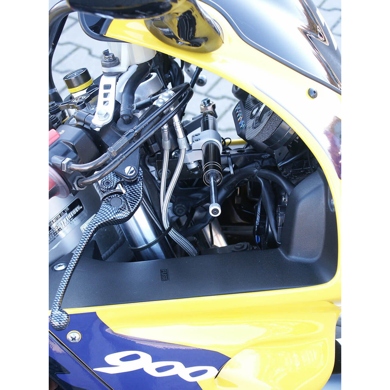 LSL Lenkungsdämpfer Kit mit Teilegutachten für Honda CBR900RR,  1992-1997, titan