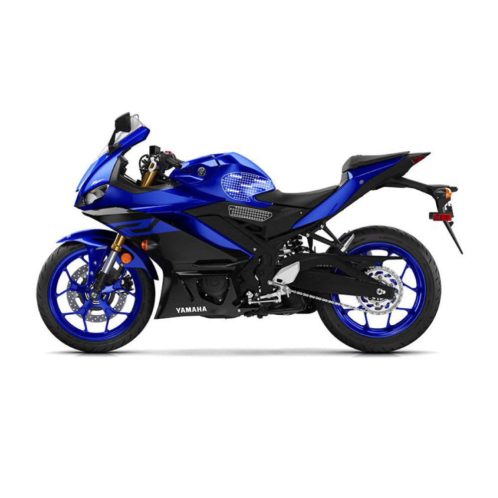 Stompgrip klar, Volcano, für Yamaha YZF-R3, ab 2019