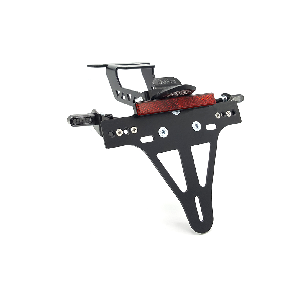 Kennzeichenhalter-Blinker-Kit MLED für Kawasaki Z650 und Ninja 650 Typ: ER650K / EX650M ab Modelljahr 2020 (Hinten)