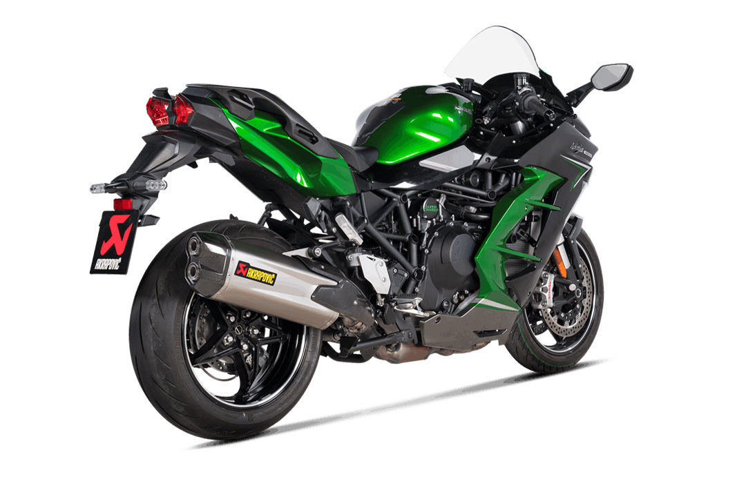 Akrapovic Slip-On Line (Titanium) Auspuff Kawasaki Ninja Z H2 SX ab 2021-2025
