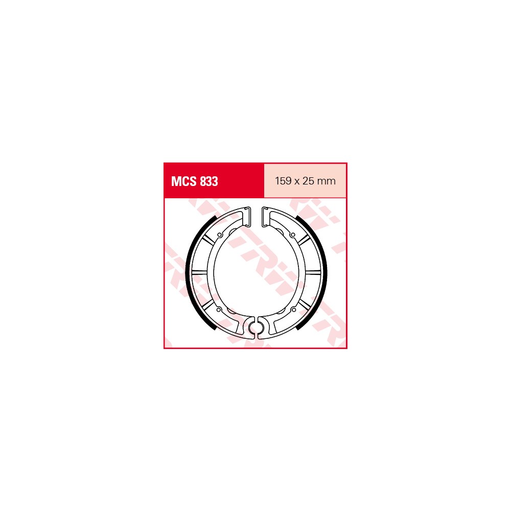 TRW LUCAS Bremsbackensatz MCS833