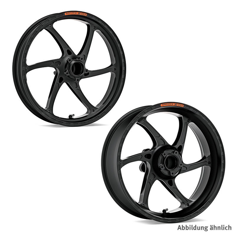 OZ Gass RS-A Aluminium Satz in schwarz matt für BMW S1000RR (für Schmiede- oder Carbonfelge ("M" Kit und "RACE" Kit), 2021-2024