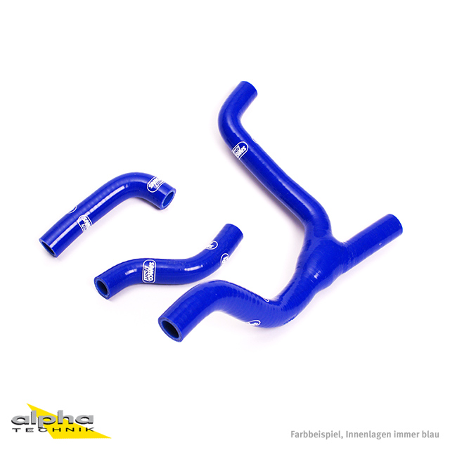 SAMCO SPORT Siliconschlauch Kit blau für Suzuki RMZ250 Modelljahr 2007-2009