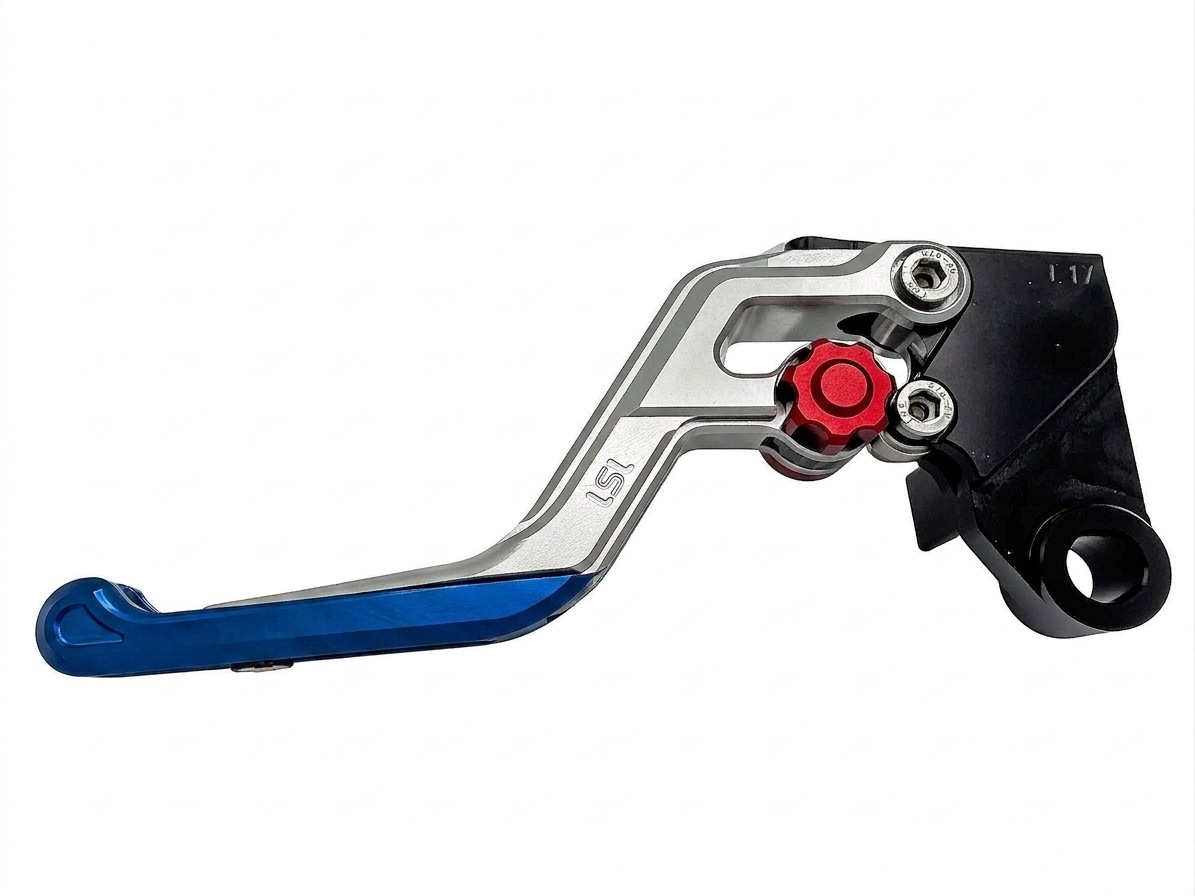 LSL ERGONIA Kupplungshebel L16 Silber/Rot/Blau