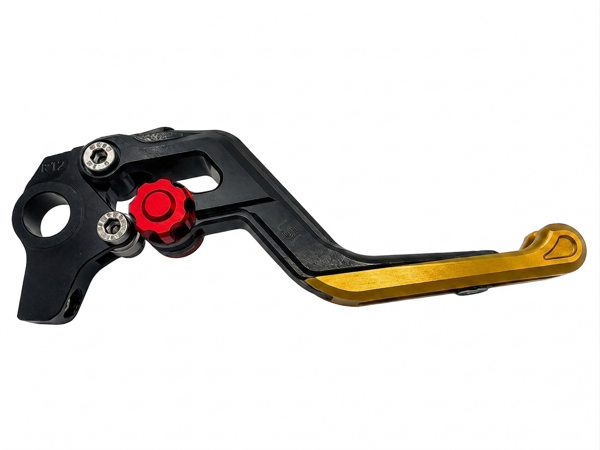 LSL ERGONIA Bremshebel R17 Schwarz/Rot/Gold