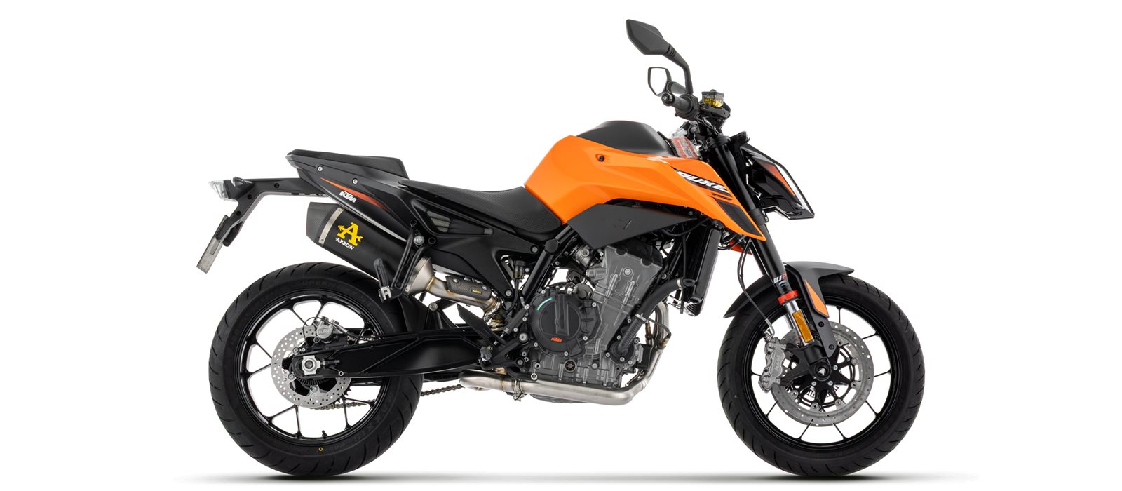 ARROW Auspuff RACE TECH Aluminium Dark für KTM 790 Duke, 2025-