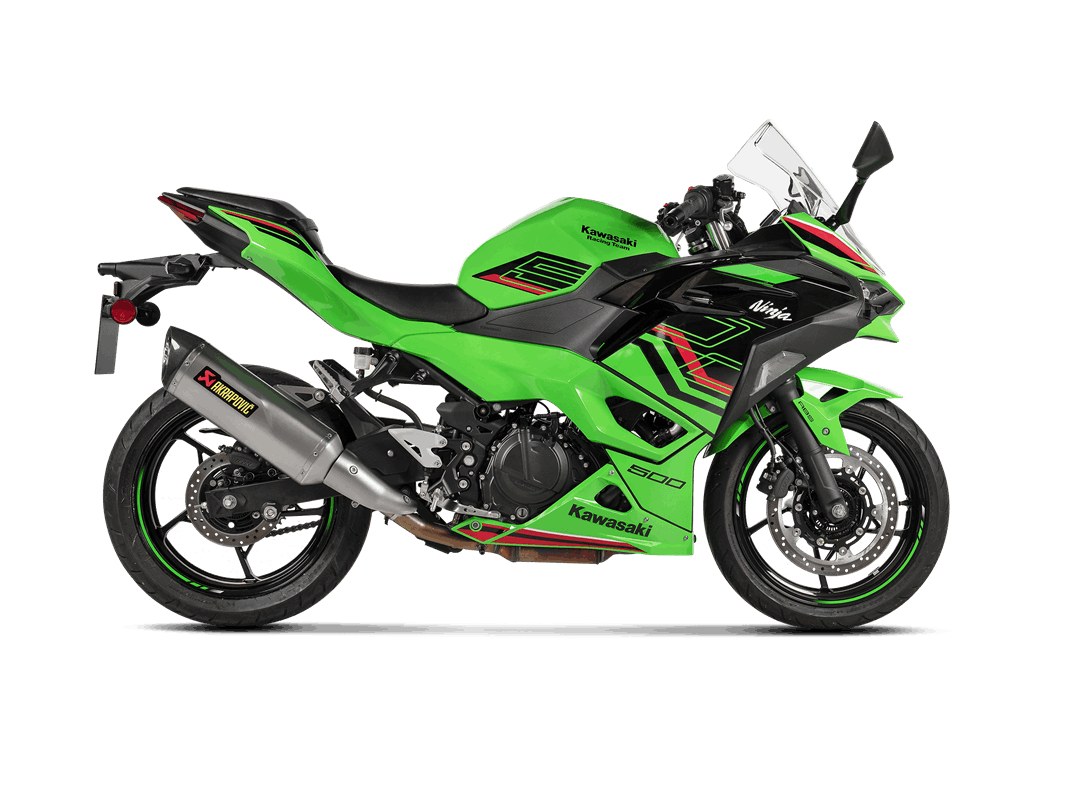 Akrapovic Slip-On Line (Titan) Auspuff für Kawasaki Ninja 500, Z500, 2024-2025
