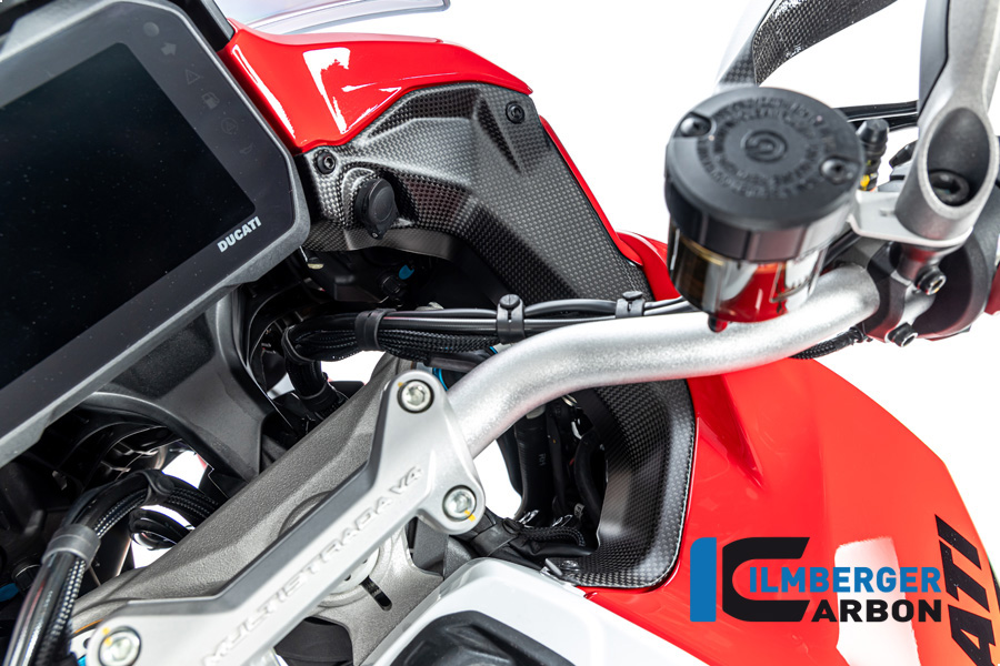 Ilmberger Carbon Abdeckung rechts neben dem Cockpit, matt, Ducati Multistrada V4 2020-