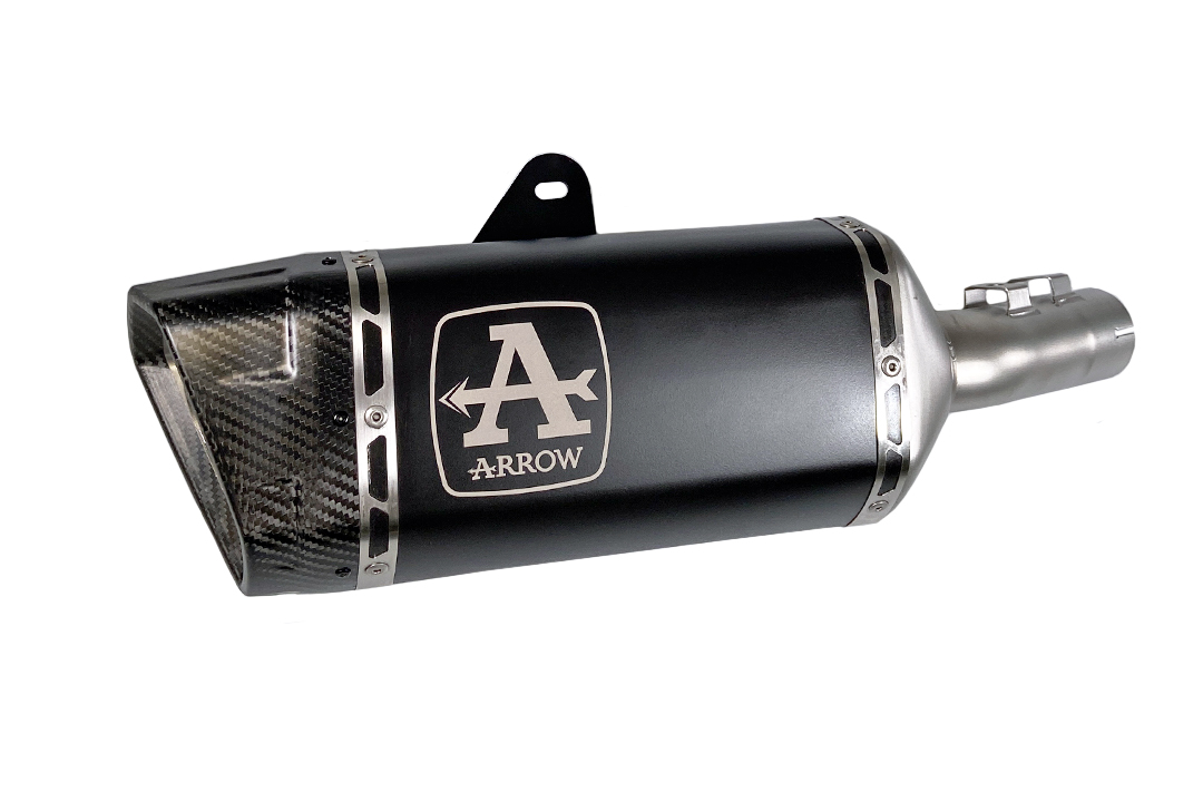 ARROW PISTA DARK Slip-On Titan für Honda CB750 Hornet Modelljahr 2023-