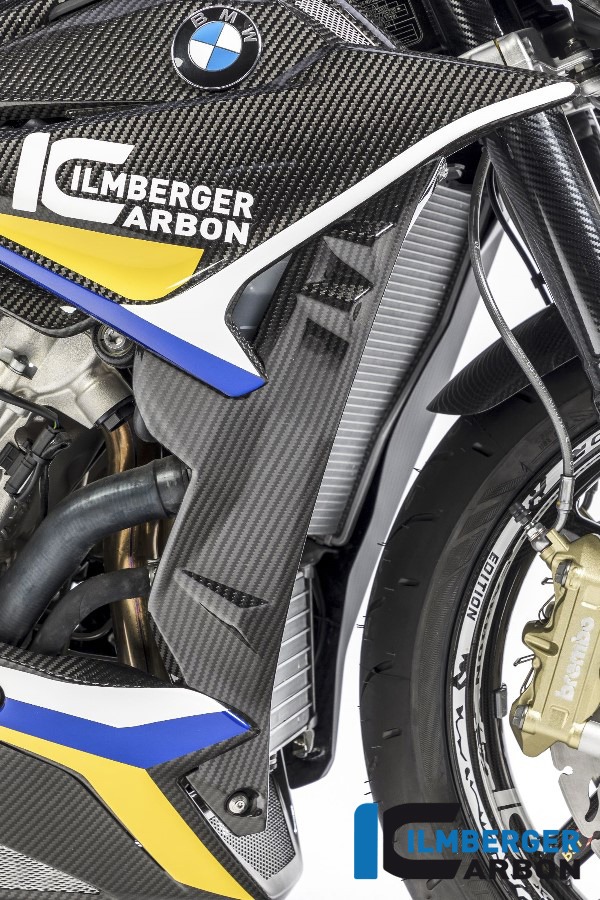Ilmberger Carbon Wasserkühlerverkleidung / Plakettenträger rechts