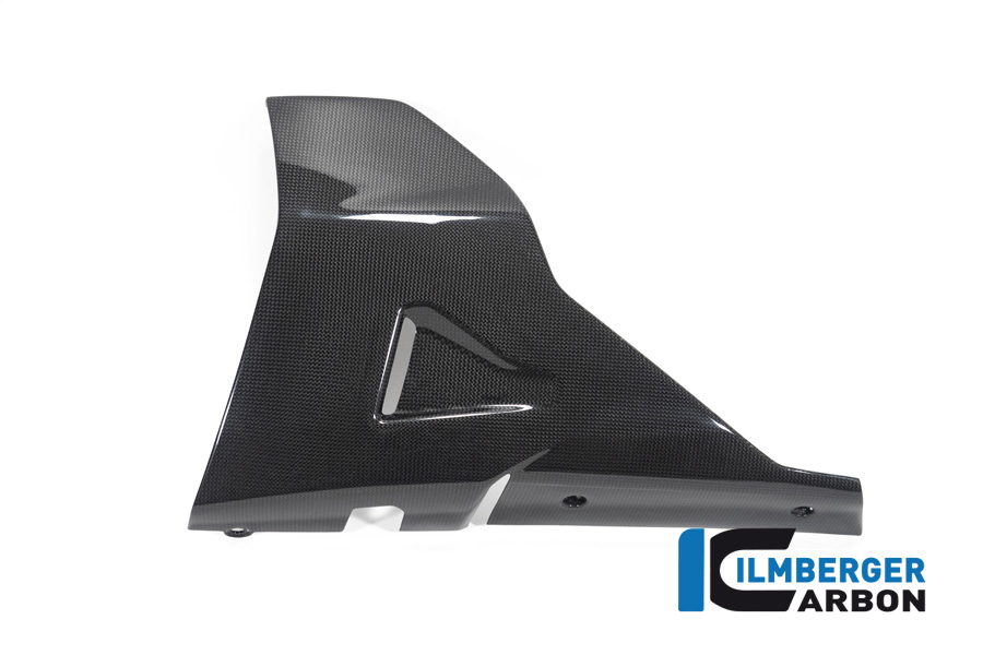 Ilmberger Carbon Motorspoiler links, glänzend, Ducati Diavel 1260 , 2019-