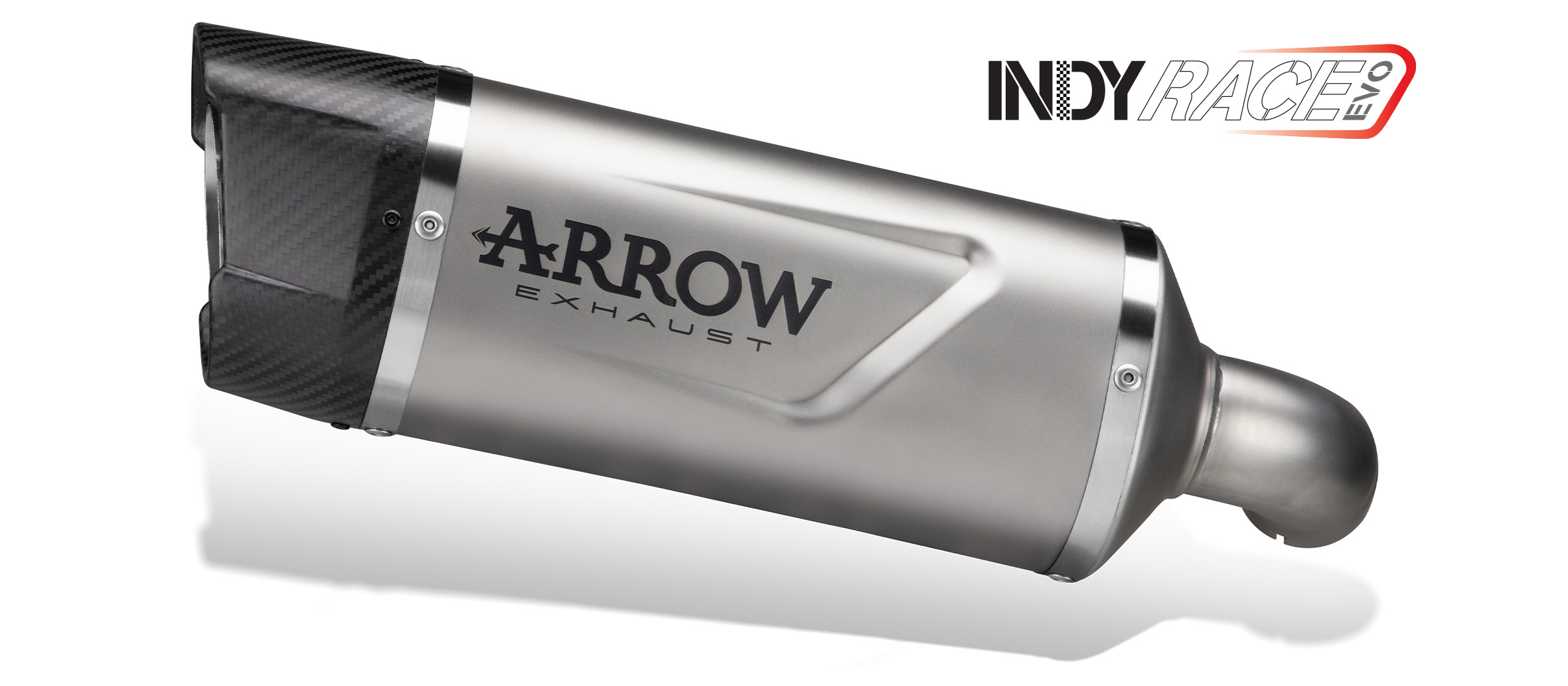 ARROW Endschalldämpfer INDY RACE EVO "Track Day" Titan für Arrow Racing-Anlagen für Kawasaki ZX-6R 636 Modelljahr 2024-
