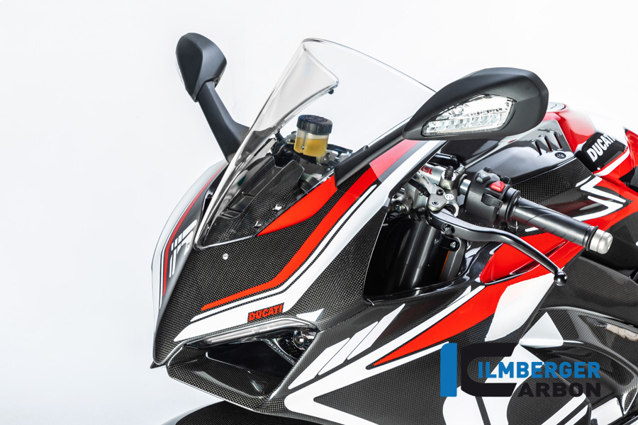 Ilmberger Carbon Verkleidungsoberteil glanz für Ducati Panigale V4 / V4S ab 2018