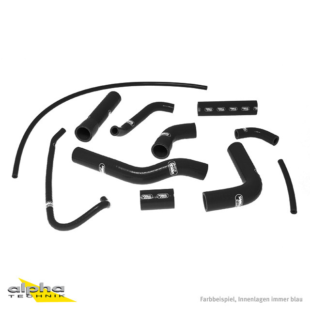 SAMCO SPORT Siliconschlauch Kit schwarz für Yamaha YZF-R6 Modelljahr 2006-2024