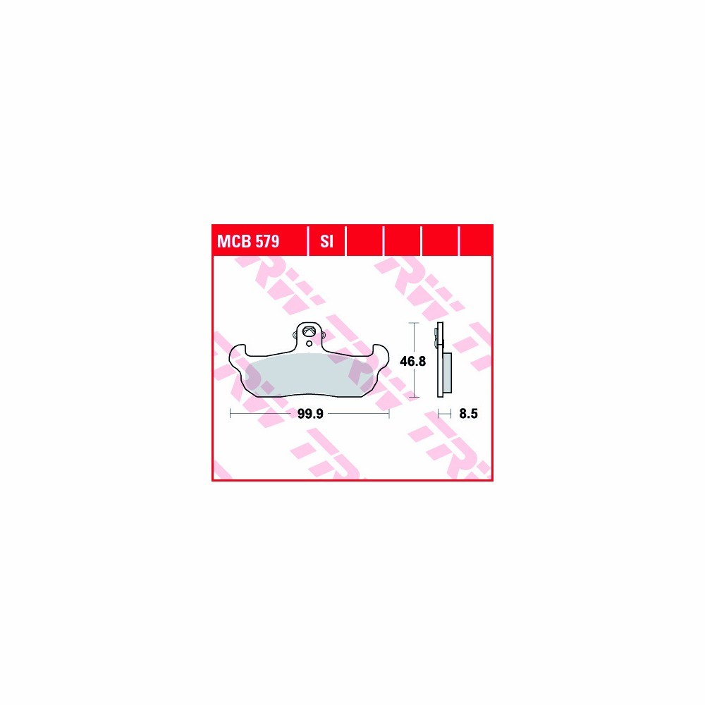 TRW Bremsbelagsatz Allround MCB579 vorne