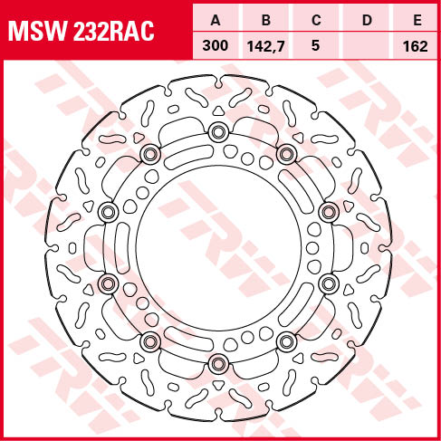 TRW Bremsscheibe Sportiv schwimmend MSW232RAC