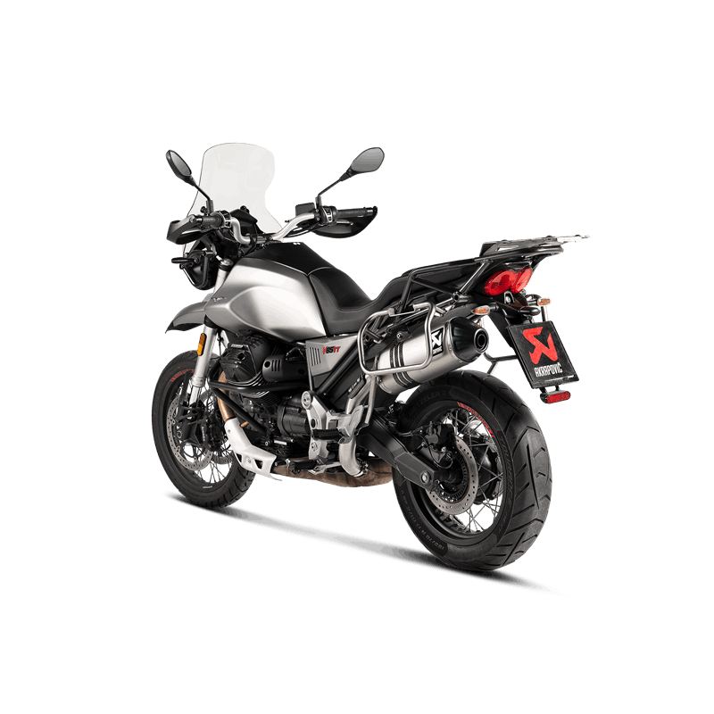 Akrapovic Slip-On Line (Titanium) Auspuff für Moto Guzzi V85 TT Modelljahr 2019-20