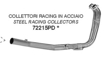 ARROW Racing Krümmer Edelstahl für Kawasaki KLE 500, 2026-