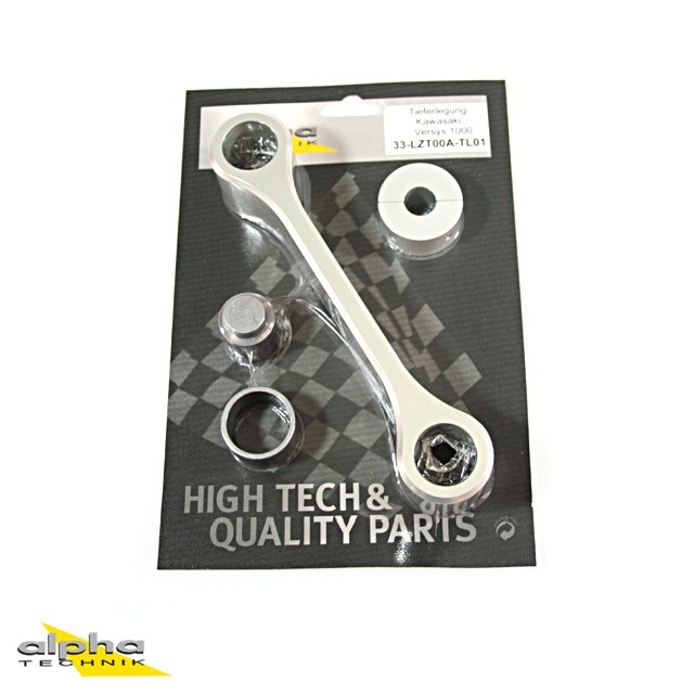 alpha Technik Tieferlegungssatz 35mm Kawasaki Versys1000; Typ LZT00A; Modelljahr 2011-