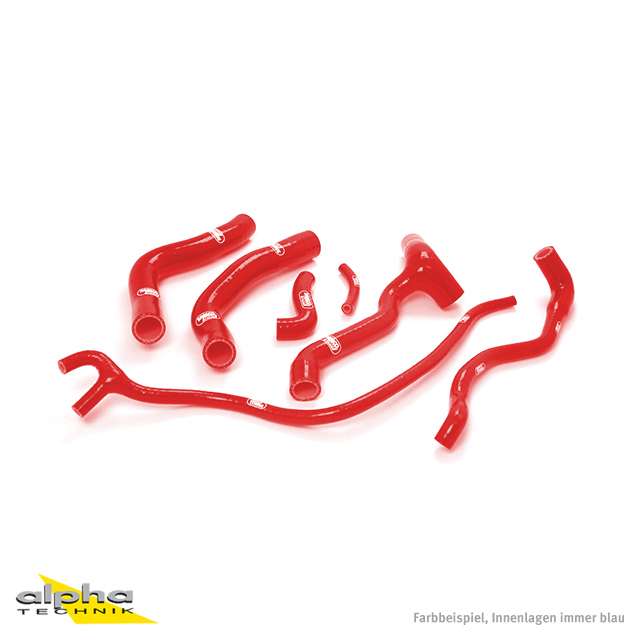 SAMCO SPORT Siliconschlauch Kit rot für Aprilia SMV750 Dorsoduro Modelljahr 2007-2017