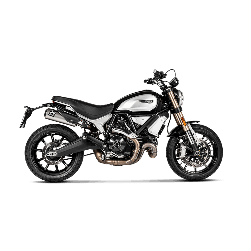 Akrapovic Slip-On Line Hitzeschutzschild (Titanium) Ducati Scrambler 1100 Modelljahr 2018-2020