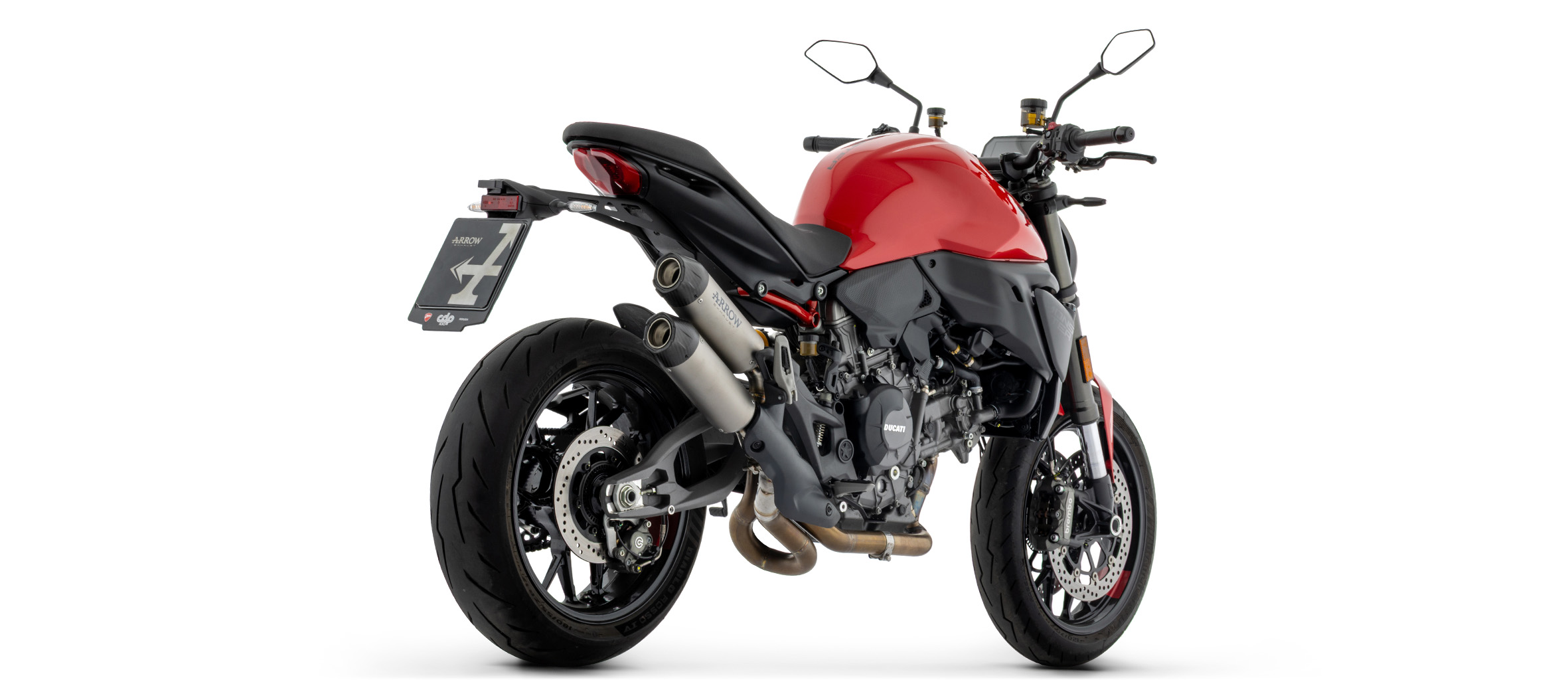 ARROW Auspuff ROUND-SIL Titan für Ducati Monster 890 V2, V2+ 2026-