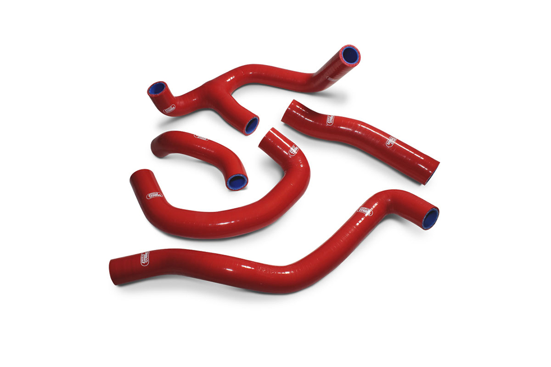 SAMCO SPORT Siliconschlauch Kit rot für Suzuki RGV250 Modelljahr 1991-1996