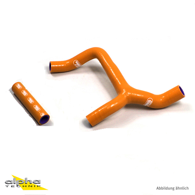 SAMCO SPORT Siliconschlauch Kit orange für KTM 250 SX-F Factory Edition Modelljahr 2015