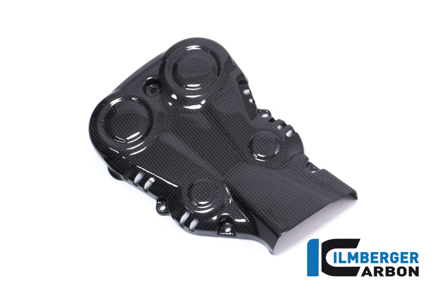Ilmberger Carbon Zahnriemenabdeckung vertikal glanz, Carbon