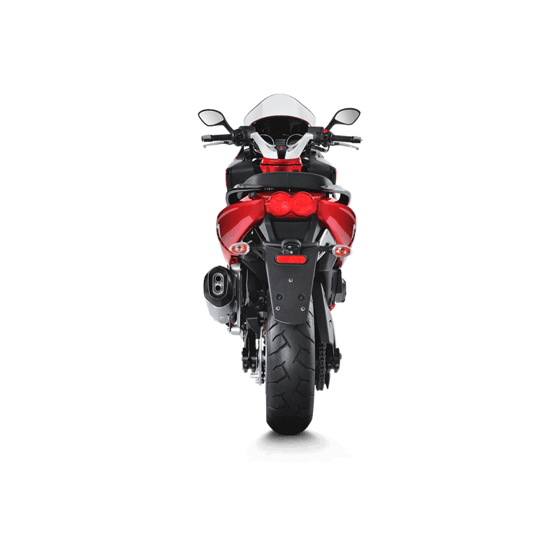 Akrapovic Slip-On Line (SS) Endschalldämpfer für Aprilia SRV 850 Modelljahr 2012-2016 und für Gilera GP 800 Modelljahr 2008-2015