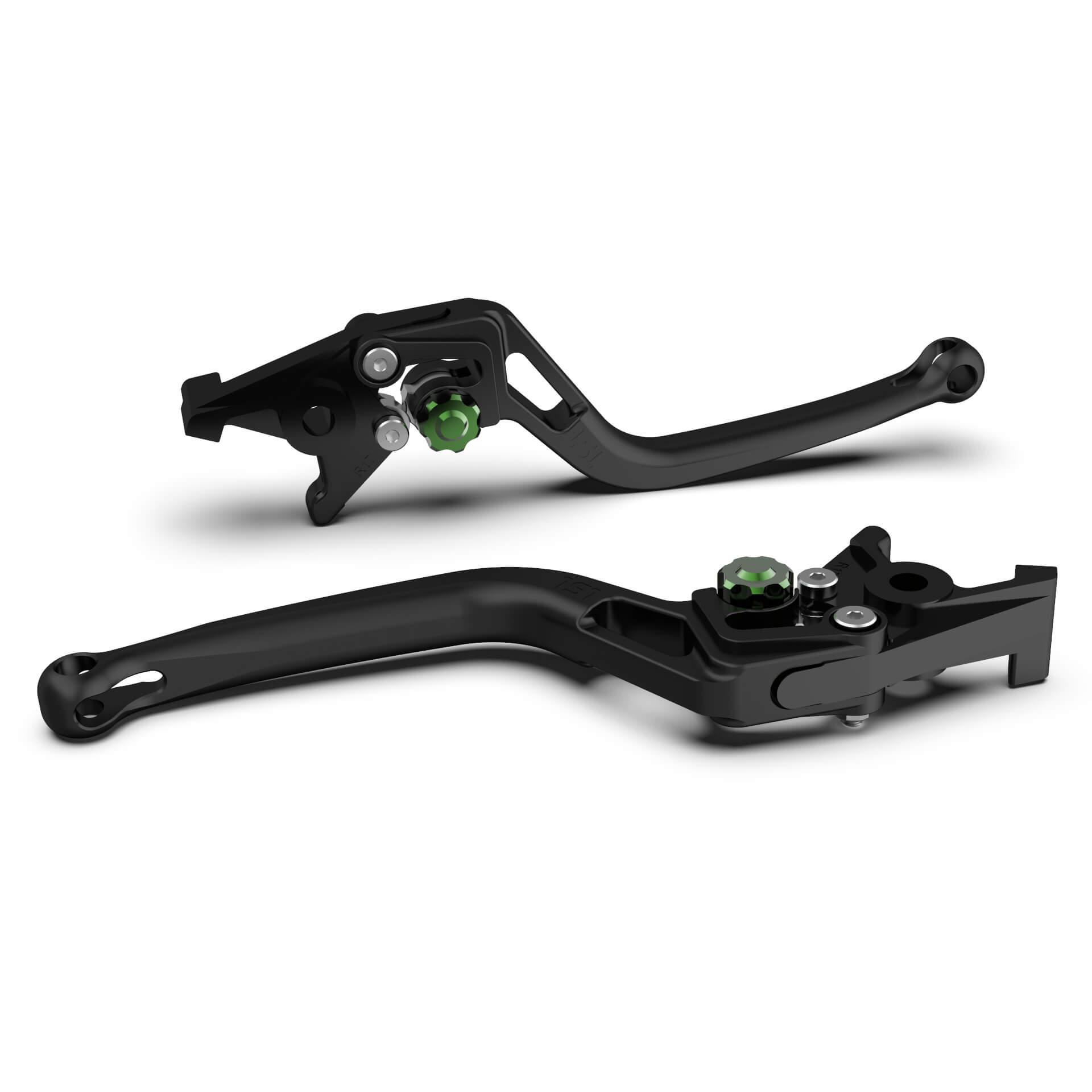 LSL Kupplungshebel BOW L74,schwarz perlgestrahlt/grün