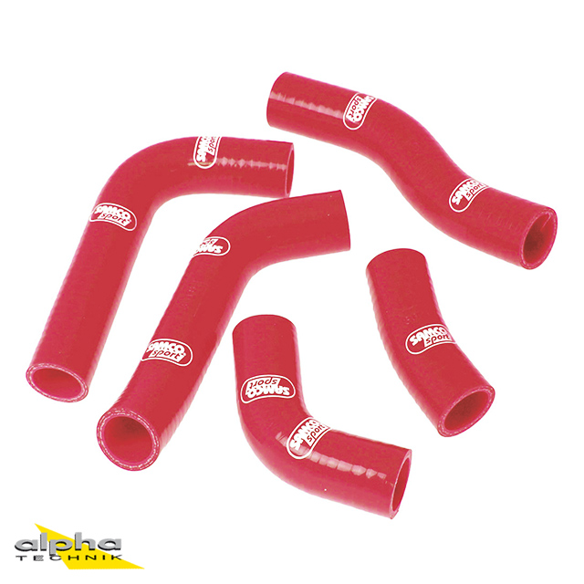SAMCO SPORT Siliconschlauch Kit rot für Suzuki B-King 1300Modelljahr 2008-2012
