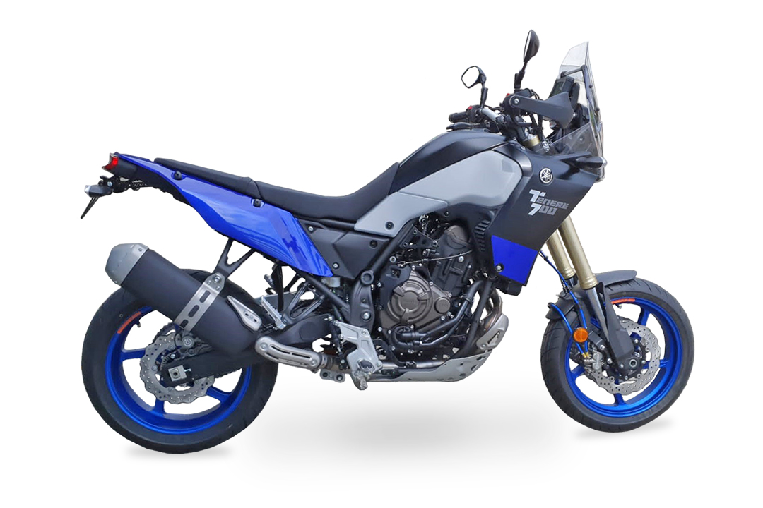 OZ Piega Umbausatz 17" Aluminium Schmiedefelgen für Yamaha Tenere 700 ab 2019 blau matt 