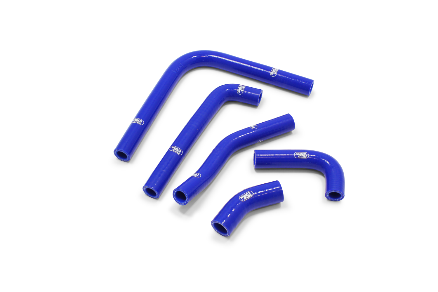 SAMCO SPORT Siliconschlauch Kit OEM Design blau für Kawasaki KX250F Modelljahr 2020