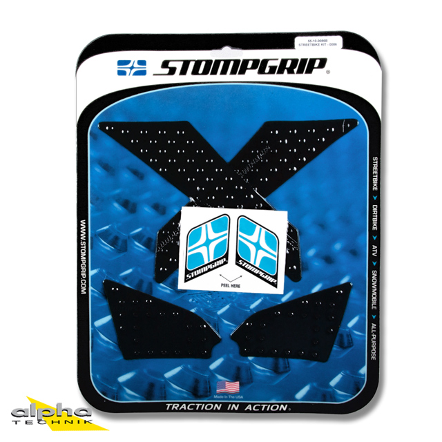 Stompgrip schwarz, Volcano, für Honda NC700X, NC750X, 2013-2015
