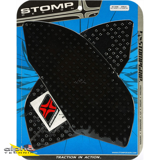 Stompgrip schwarz, Volcano, für Aprilia RSV4 und Tuono V4 (siehe Verwendungsliste)