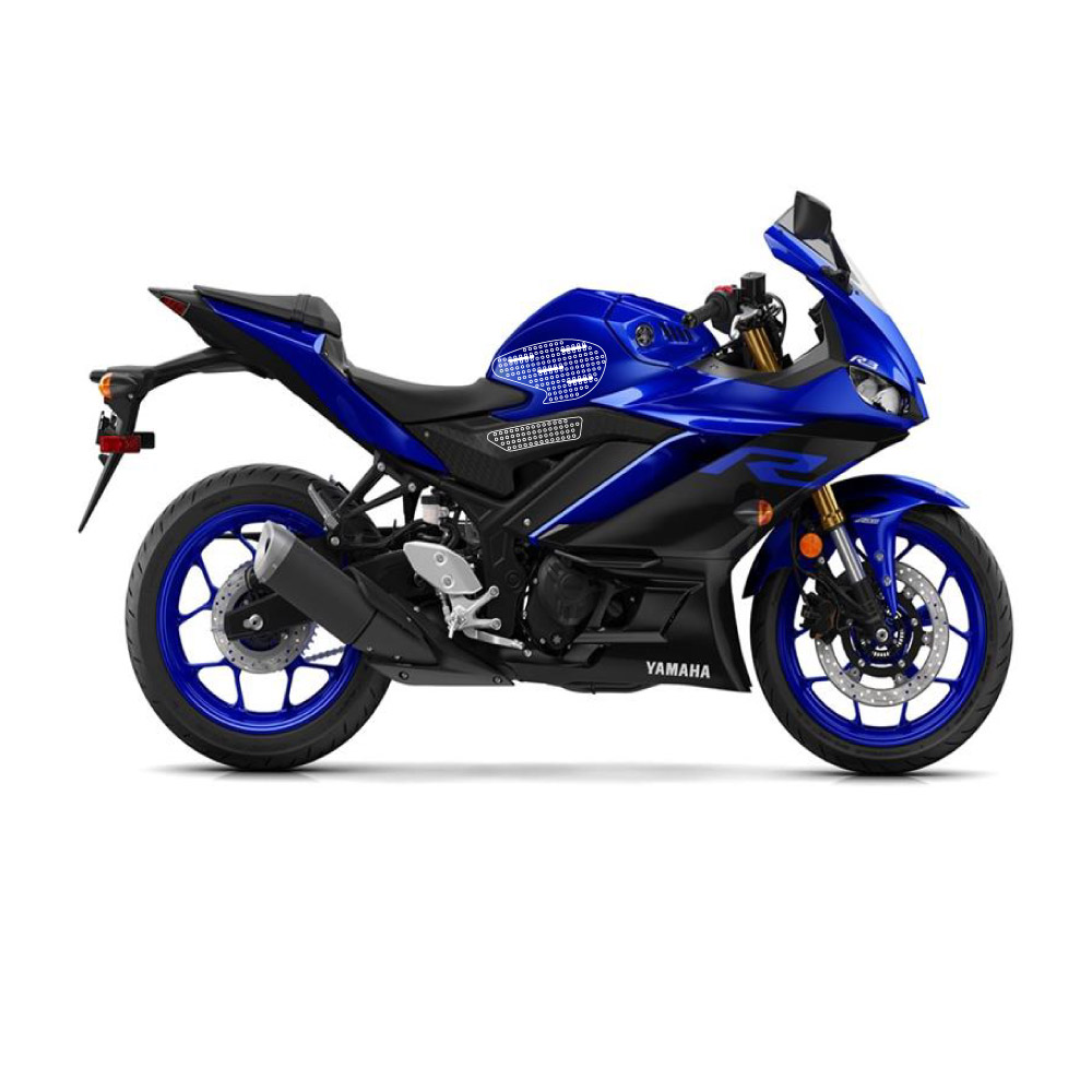Stompgrip klar, Volcano, für Yamaha YZF-R3, ab 2019