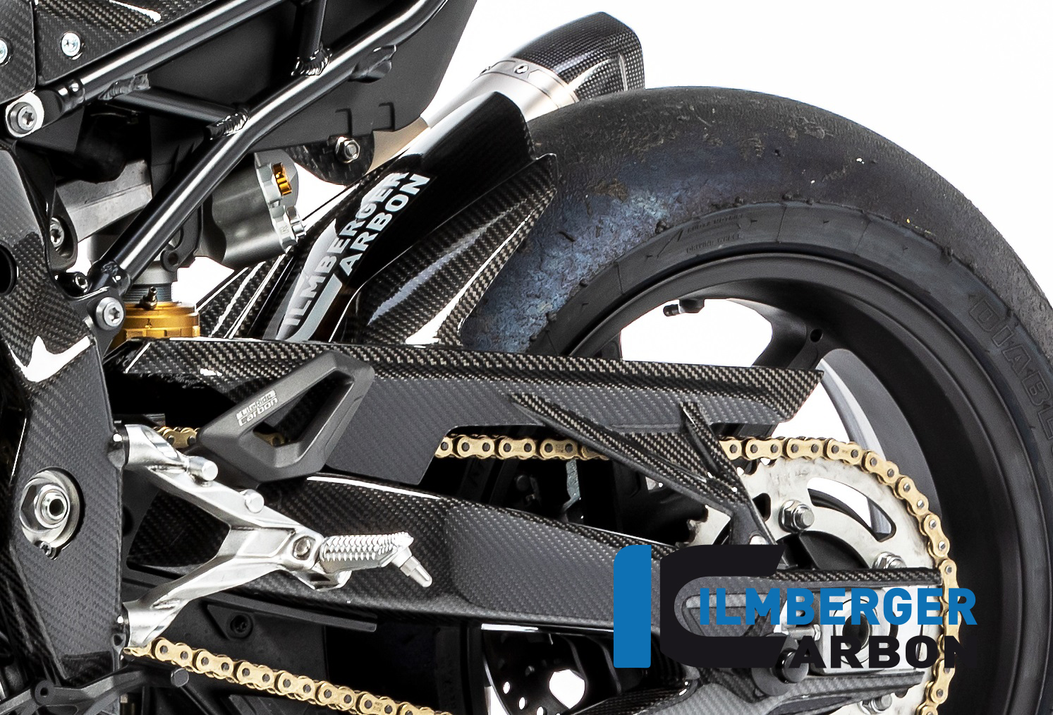 パーツ ILMBERGER Rear fender carbon S1000RR Ilmberger Carbon Kotflügel hinten Racing, für BMW S1000RR