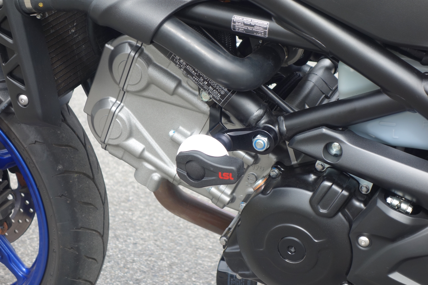 LSL Crash Pad Anbaukit für Suzuki GSX650, GSX1250FA, GSX650F