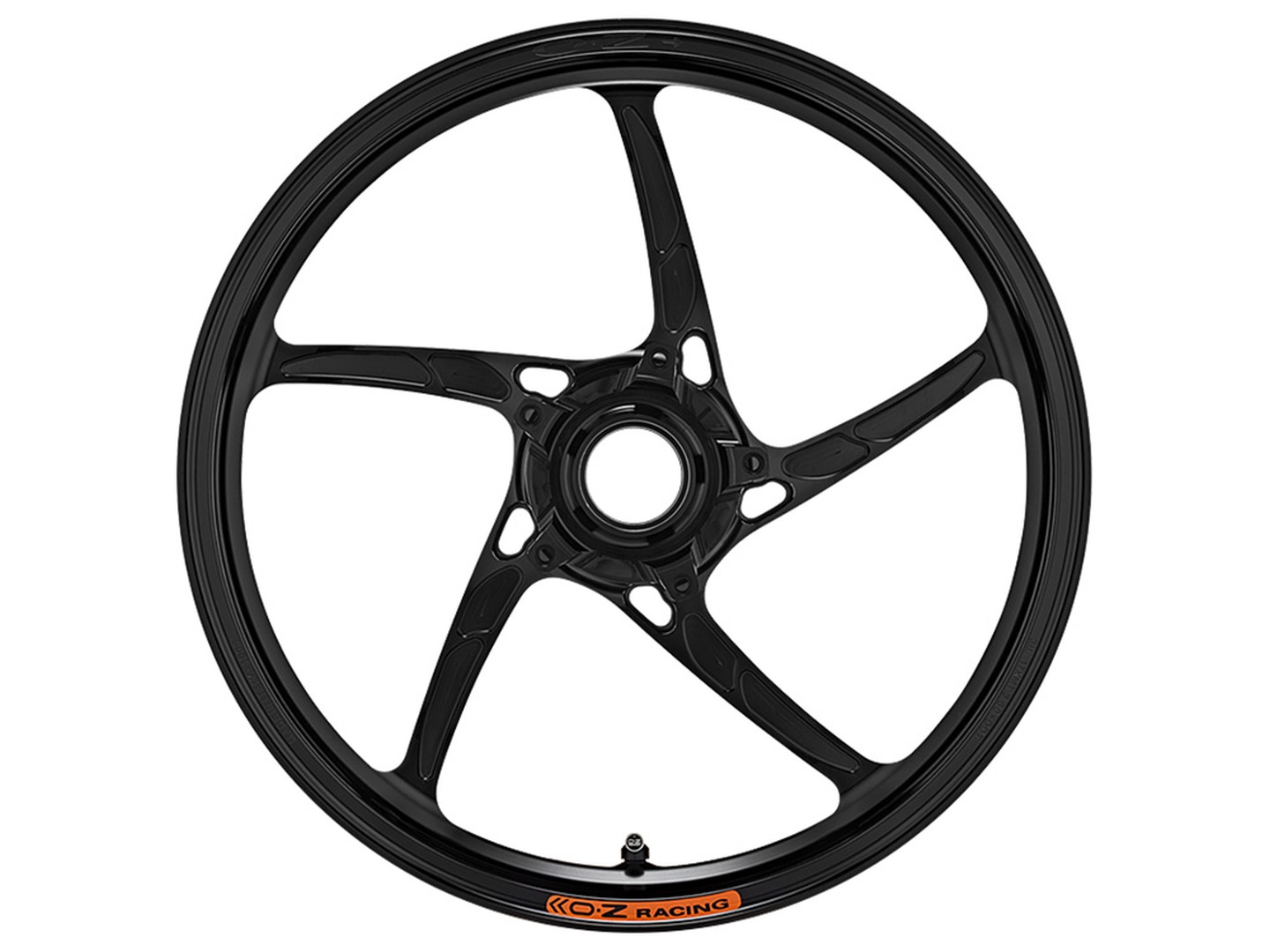 OZ Piega Aluminium vorne in schwarz glänzend für Ducati Panigale 1199, 1299, 899, 959, V2, V4 und Streetfighter V2, V4
