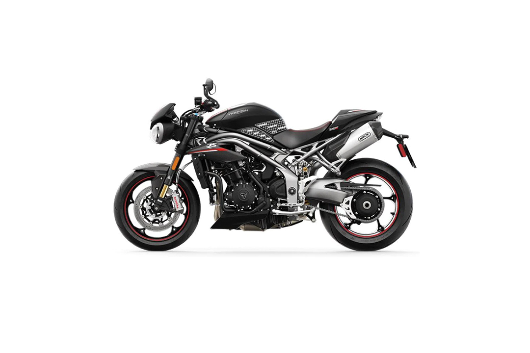Stompgrip klar, Volcano, für Triumph Speed Triple 1050 R 2016-2017, Speed Triple RS 1050 2018-2020, Speed Triple 1050 S 2016-2020