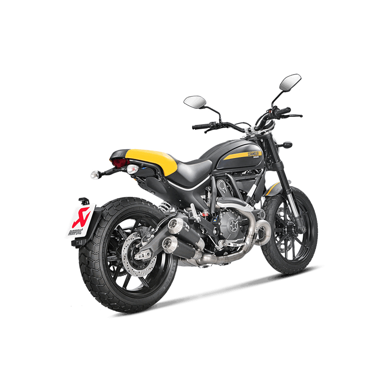 Akrapovic Optional Header (Titanium) Auspuffanlage für Ducati Scrambler Icon Urban Enduro Classic Full Throttle Café Racer Modelljahr 2015-