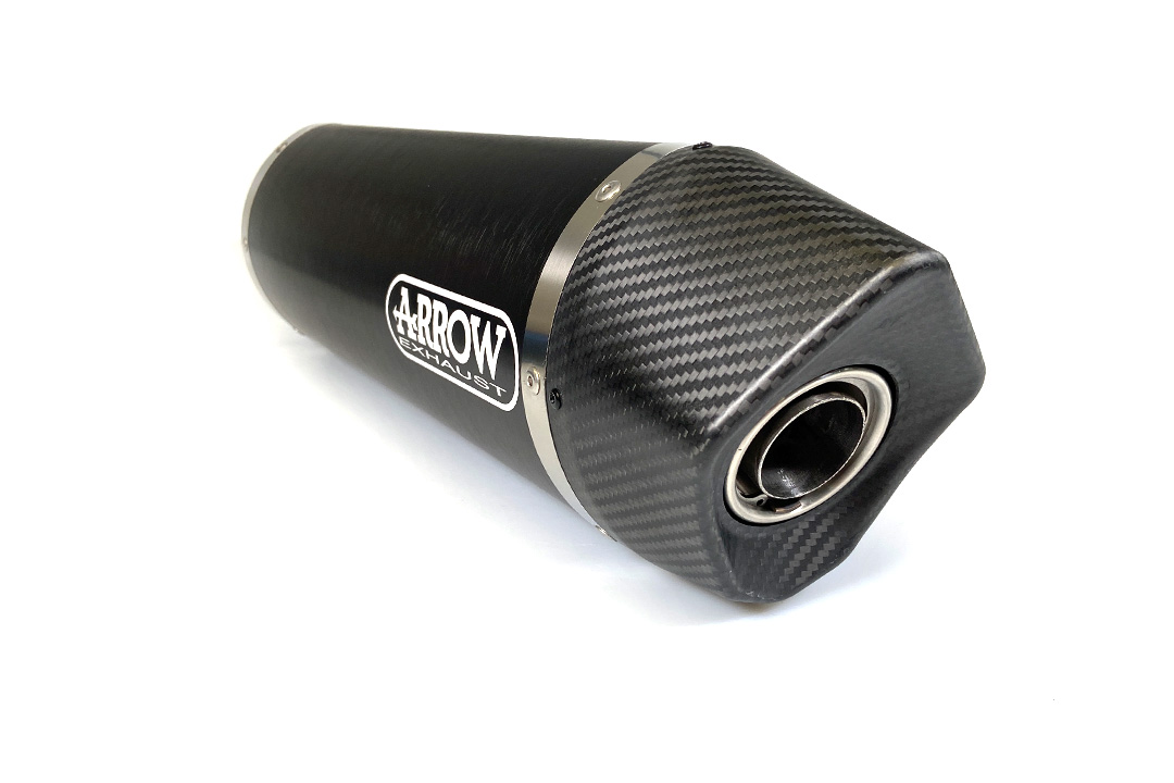 ARROW Auspuff RACE TECH für BMW F650GS / F800GS / Adventure 2008- aus Aluminium, schwarz