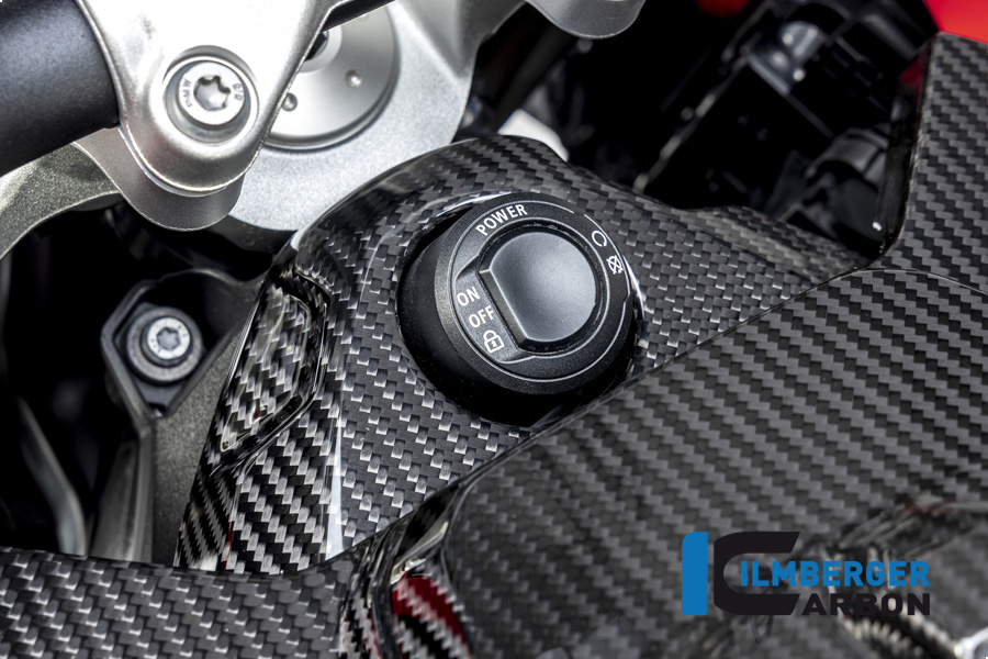 Ilmberger Carbon Zündschlossabdeckung, glänzend, BMW S1000XR 2020- M1000XR 2024-