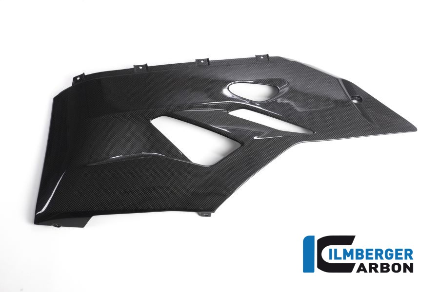 Ilmberger Carbon Verkleidungsunterteil links glanz, Carbon