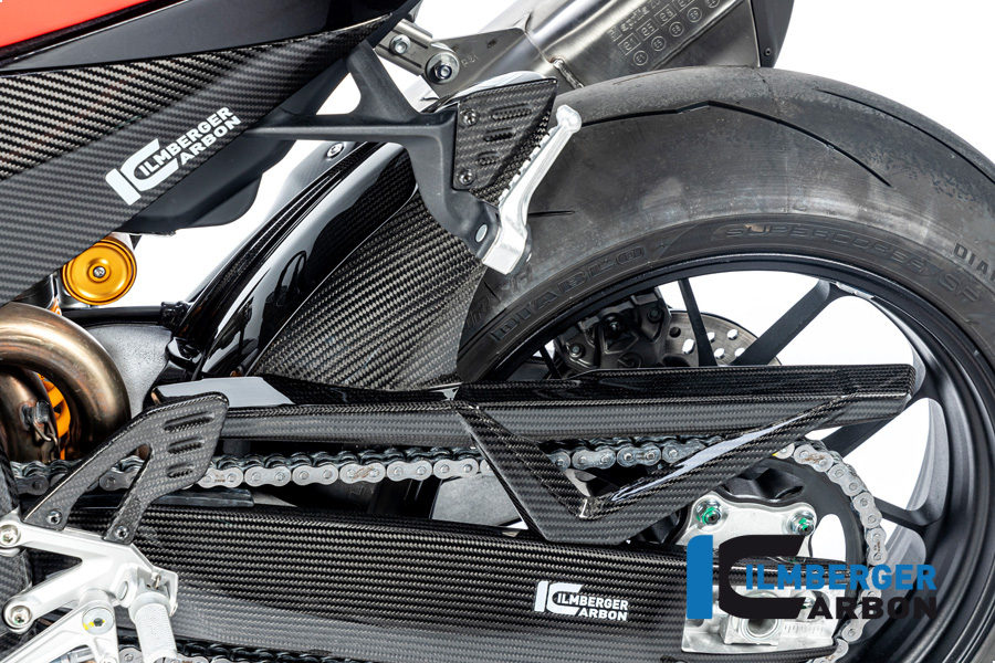 Ilmberger Carbon Kotflügel hinten glanz für Aprilia RSV4 / Tuono V4 2021-