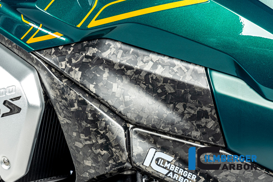 Ilmberger Carbon Tankabdeckung unten links, Black Diamond Carbon, matt, BMW R1300GS 2023-