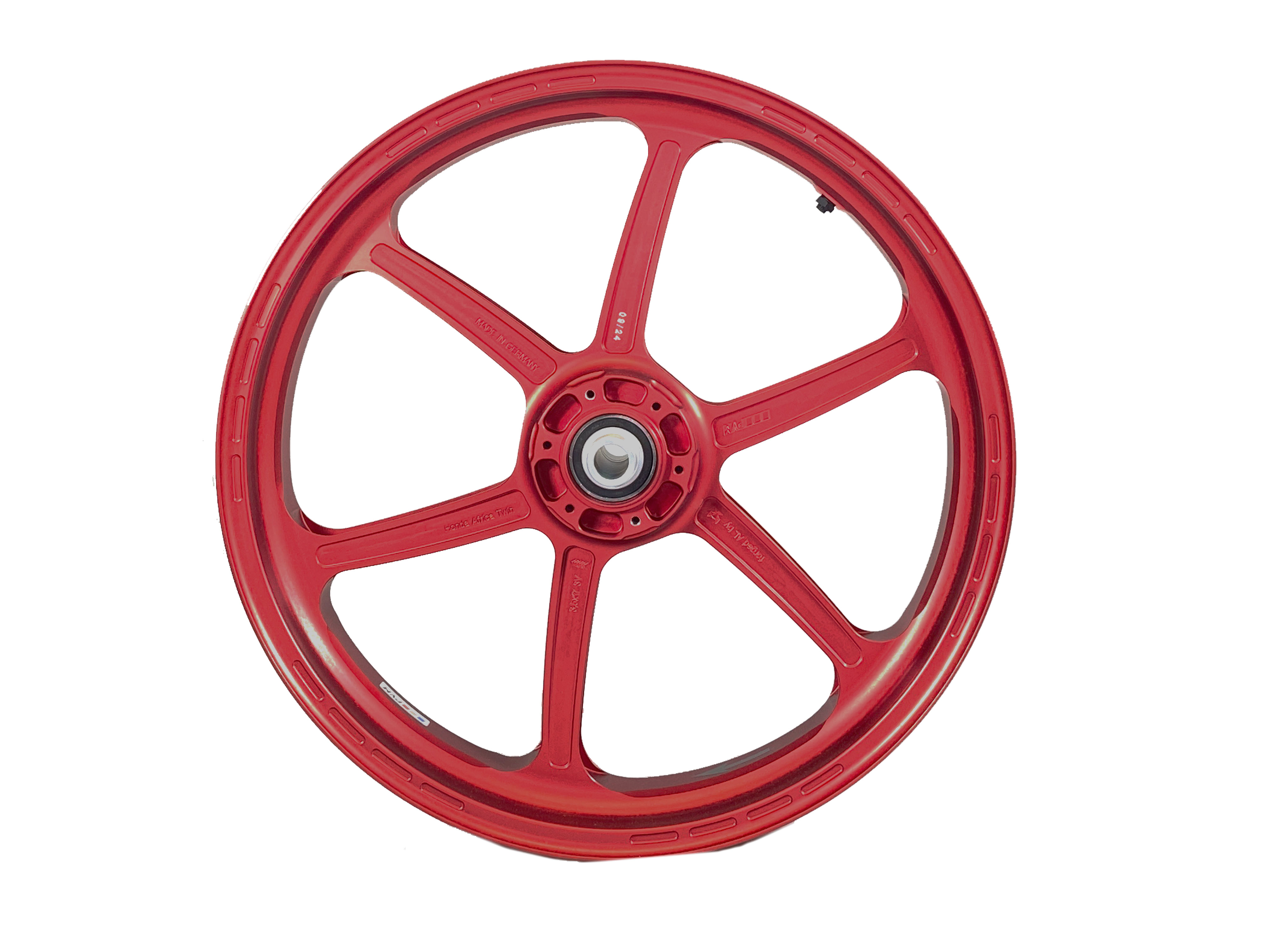 PVM 3V Umbausatz 17 Zoll Aluminium Schmiedefelgen rot matt für Honda Africa Twin CRF1000 / CRF1100 ab 2015- PVM 3V Umbausatz 17 Zoll Aluminium Schmiedefelgen rot matt für Honda Africa Twin CRF1000 / CRF1100 ab 2015-